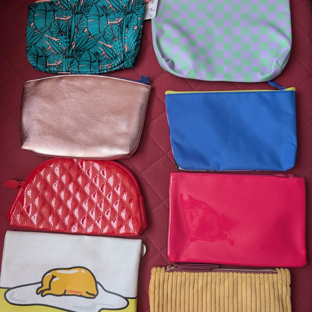 ipsy Makeup Bags Collection - 8 Vibrant Colors